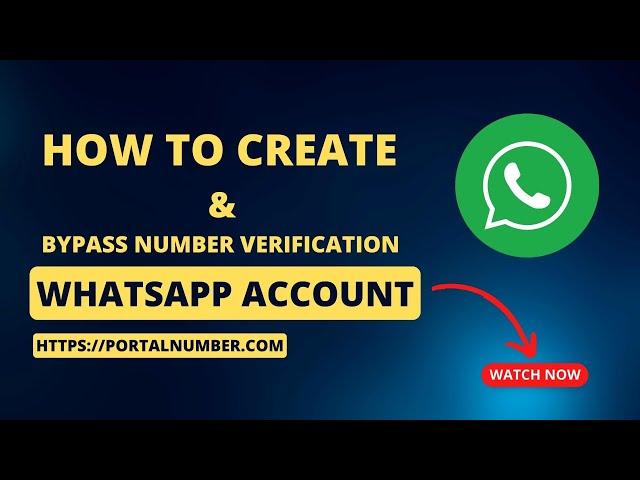 How to create WhatsApp Account & Bypass Number Verification | Non VoIP