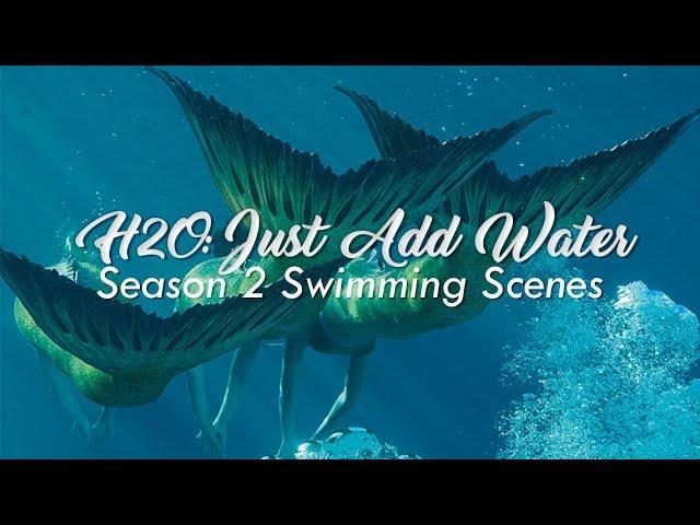 H2O: Just Add Water || ALL Season 2 Swimming Scenes (HD)