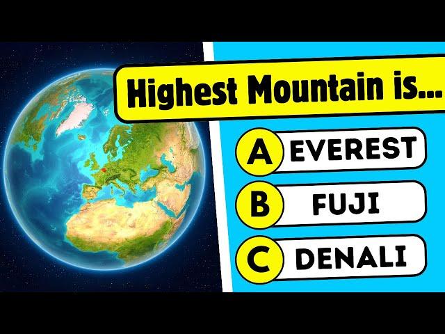 How Good is Your Geography Knowledge?  Geography Quiz