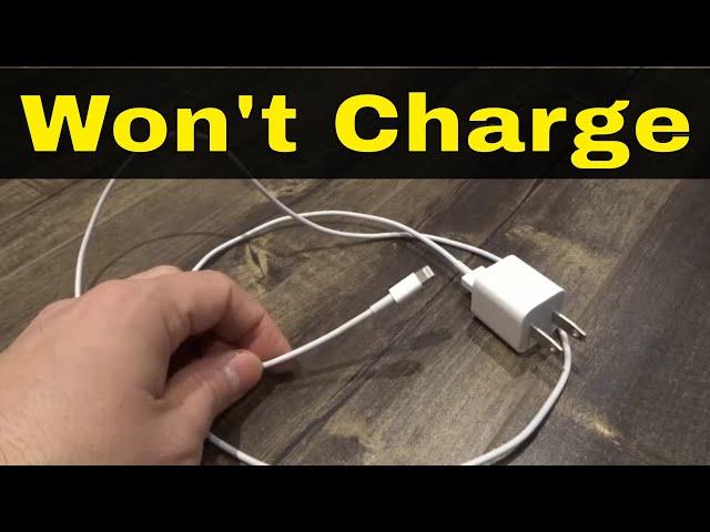 How To Fix A Phone Charger That Won't Charge-Tutorial