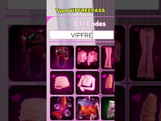 HOW TO GET *FREE* VIP CODE!! Dress To Impress Skit Memes! 