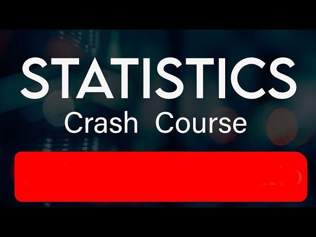 Statistics Full Crash Course | Crash Course Statistics With R