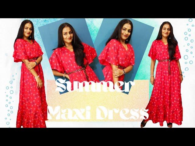 D.I.Y. Summer Maxi Dress - Home Comfy Dress