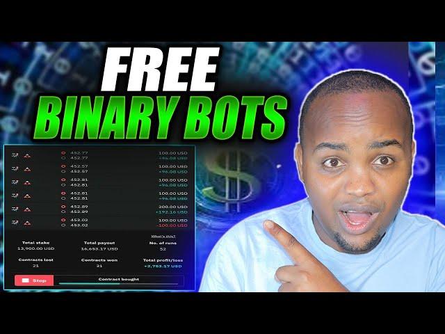 FREE DERIV BOTS HERE AND HOW THEY WORK - FREE BINARY BOT