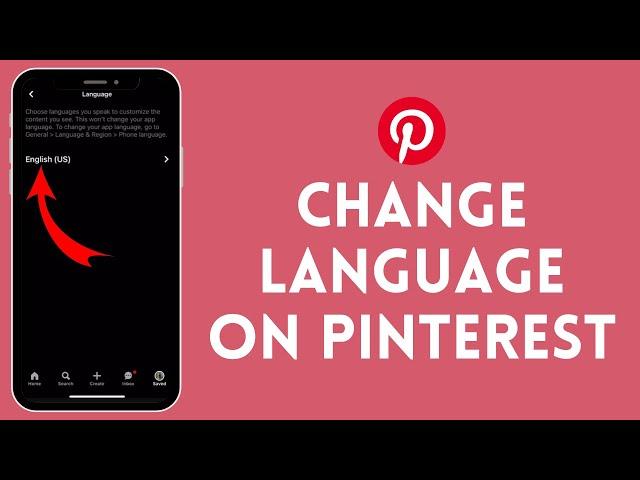 How to Change Language on Pinterest 2024?