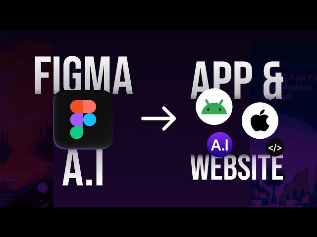 Figma To Real App With A.I! The Best A.I Design Tools