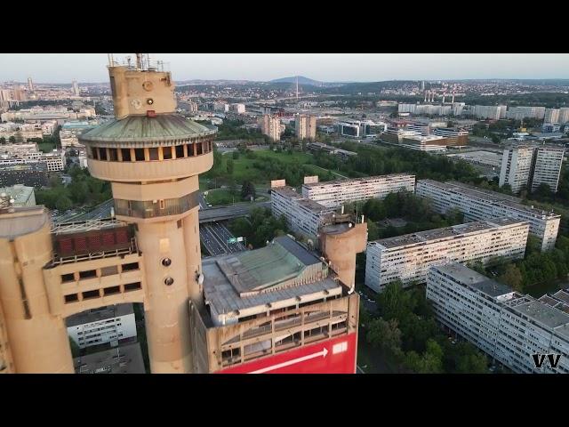 Geneks Towers (Kule Geneks). Belgrade. Serbia - 4k video