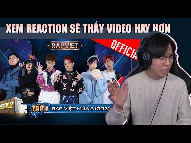 Rap Việt Mùa 3 - Tập 1 | ViruSs Reaction !