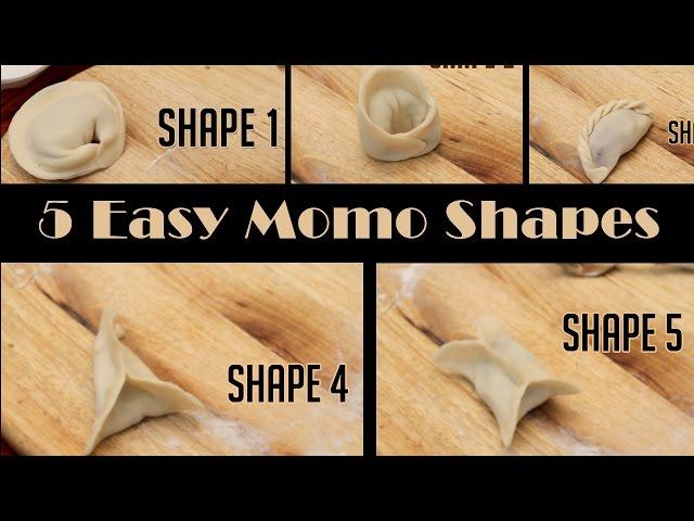 5 Incredibly Easy Momo Shapes By Sharmilazkitchen-