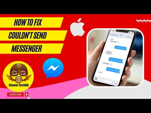 How to Fix Couldn't Send Messenger ios ( After New Updates 2023 )