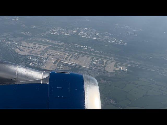 British Airways (Euroflyer) Airbus A320 | Glorious Gatwick Takeoff
