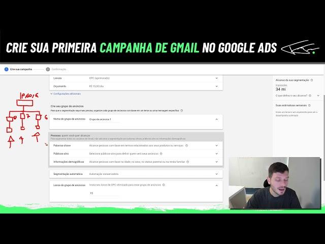 COMO CRIAR SUA PRIMEIRA CAMPANHA GMAIL NO GOOGLE ADS