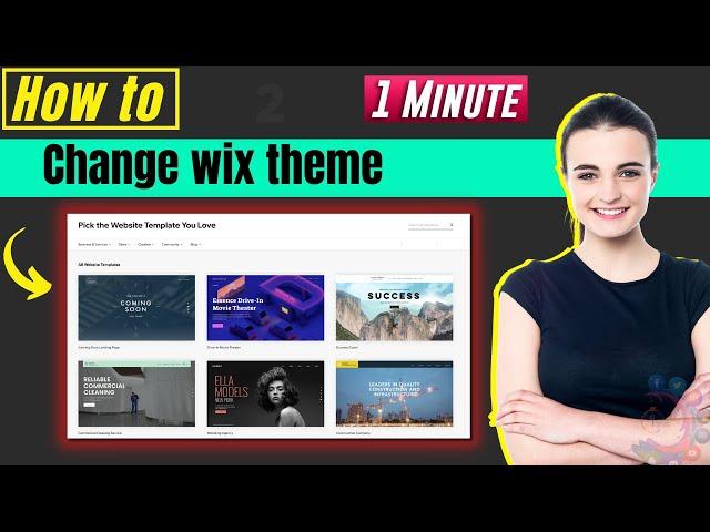 How to change wix theme 2024 | Switching a Site's Template Wix