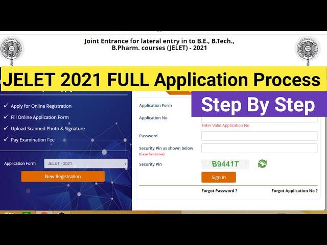 JELET 2021  Application Process Step By Step || Jelet 2021 Online Application || Wbjelet