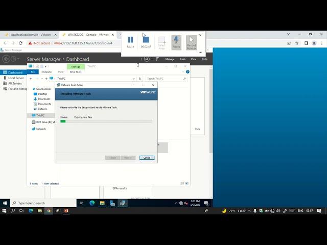 VMware Tools Installations on Virtual machine | VMware Tools installation on Windows Server 2022