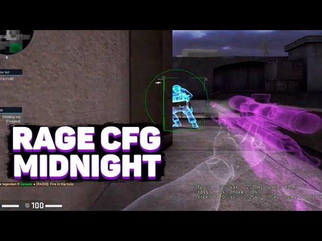 Best Semi-Rage Cfg For MIDNIGHT | Cs2 | 2024 | DarkLunar