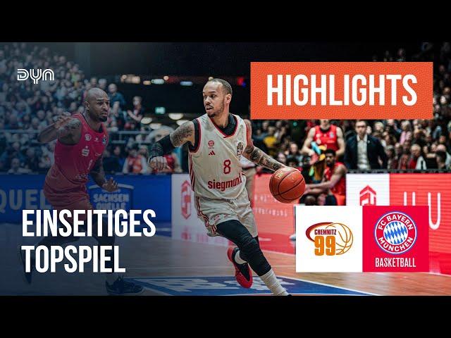 Highlights: NINERS Chemnitz - FC Bayern München Basketball (Saison 2024/25) | easyCredit BBL