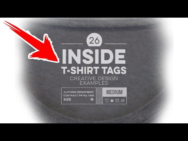 How To Make Custom DTF Tags T-Shirts (DIY Clothing Labels)