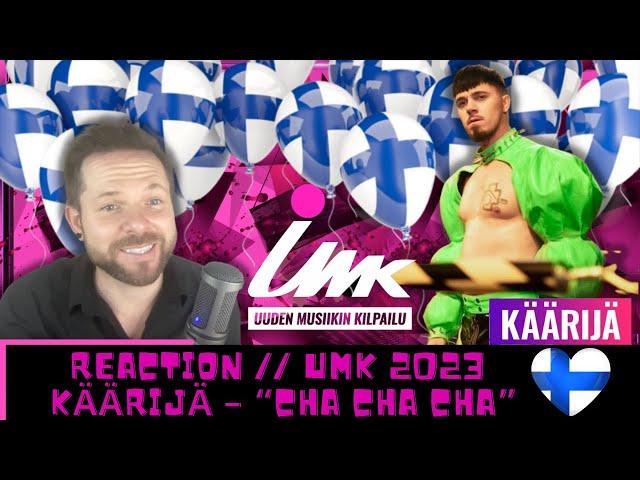 UMK 2023 REACTION | Käärijä 'Cha Cha Cha' | FINLAND EUROVISION 2023 | Käärijä Reaction