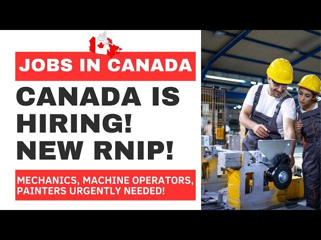 JOBS IN CANADA WITH VISA SPONSORSHIP FOR OVERSEAS APPLICANTS, COMPANIES HIRING IN CANADA! #canada