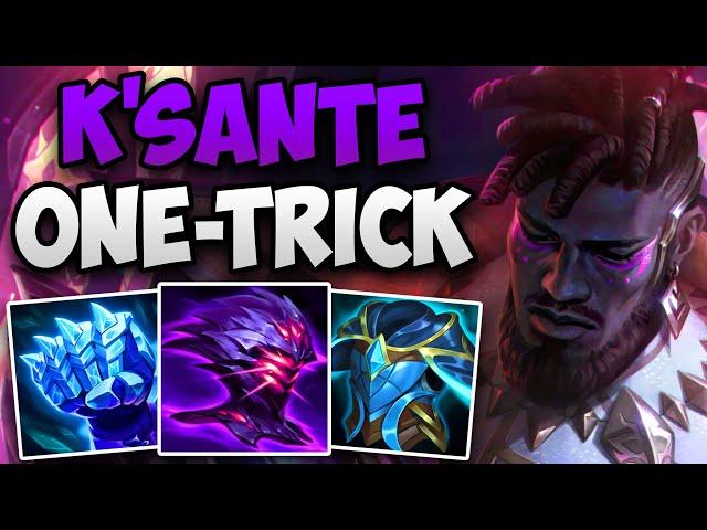 THIS CHALLENGER K'SANTE ONE-TRICK IS INSANE! | CHALLENGER K'SANTE TOP GAMEPLAY | Patch 14.19 S14