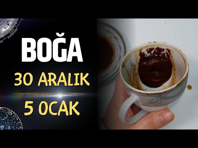 BOĞA BURCU 30 ARALIK - 5 OCAK 2025 KAHVE FALI ( Haftalık Burç Yorumları )