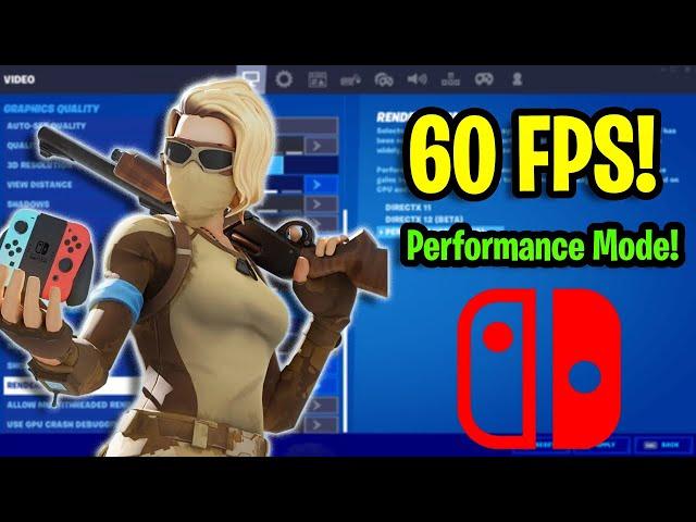 How To Get PERFORMANCE MODE AND 60FPS ON NINTENDO SWITCH In Chapter 4!