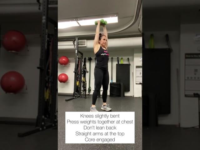 Exercise Library - Narrow Shoulder Press