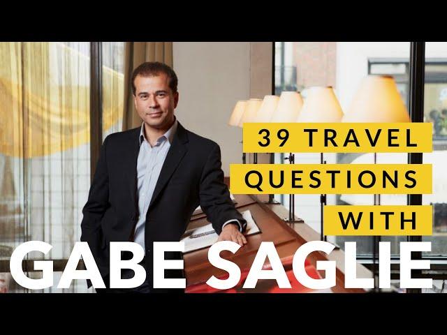 39 Travel Questions with Gabe Saglie