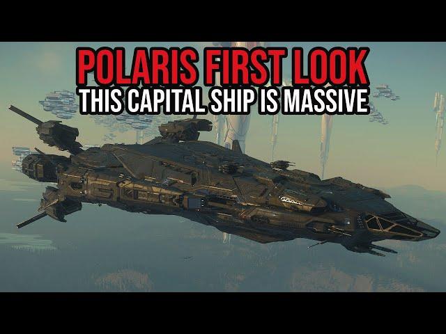 Star Citizen - RSI Polaris First Look - This Capital Ship Is Massive!