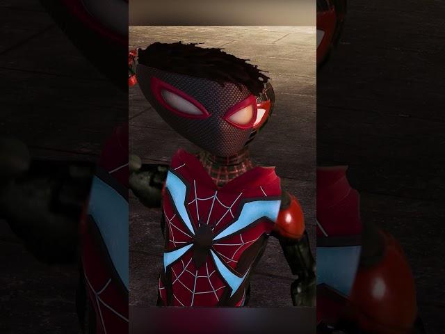 Miles, Get That Trash Off! (stop motion animation) #shorts #stopmotion #spiderman #spiderman2