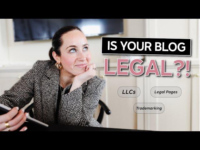 My Biggest Legal Secret for New Bloggers  | All About The Legal Side of Blogging