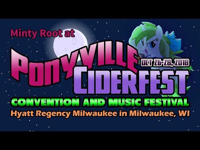 Minty Root at Ponyville Ciderfest 2018! (Animated)