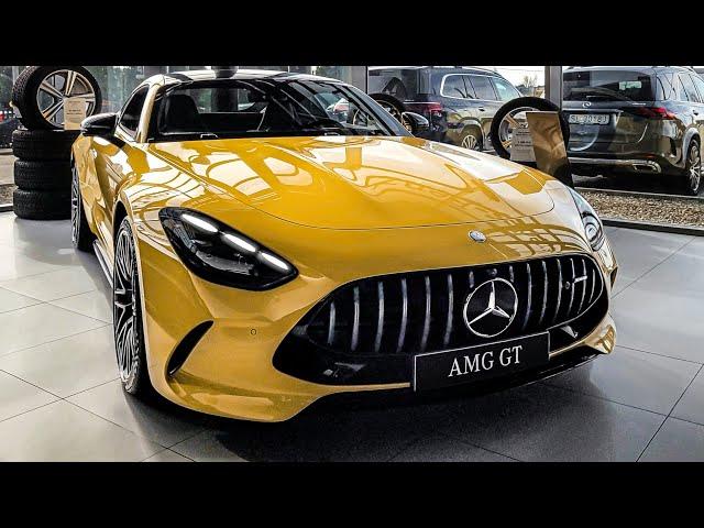 2025 Mercedes AMG GT Coupe - Driving, V8 Sound & Start Up