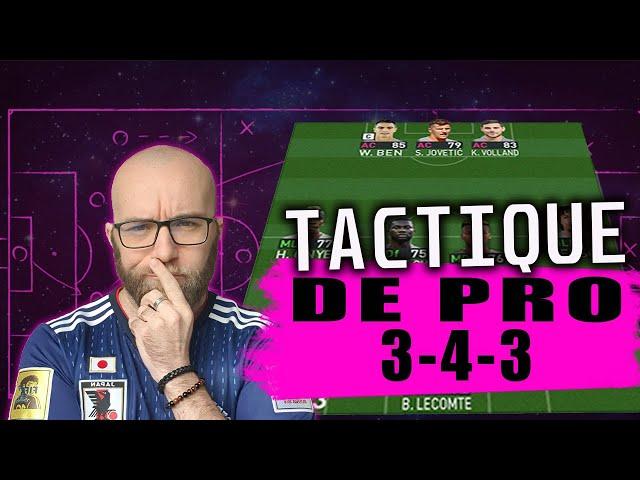 Tactique de pro: le 3-4-3 // PES 2021