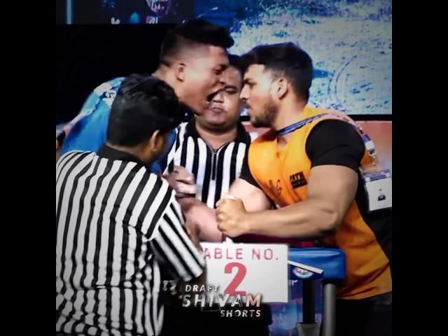 Sachin Goyal Destroyed By Mizoram Moster Denic  || #armwrestling