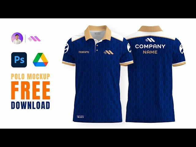 Polo shirt mock up free download - Photoshop (PSD) file