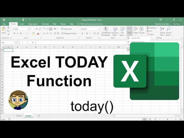 Using the Excel Today Function to Set Target Dates