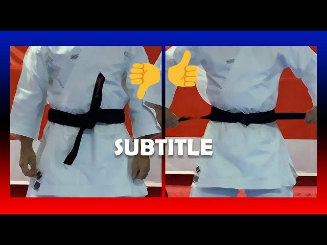 KUŞAK NASIL BAĞLANIR? | How to fold Karate belt?