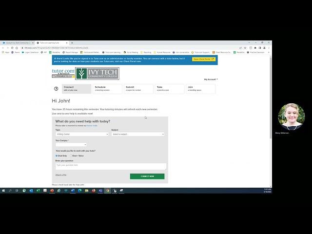 Ivy Tech - Tutor.com Demo Video