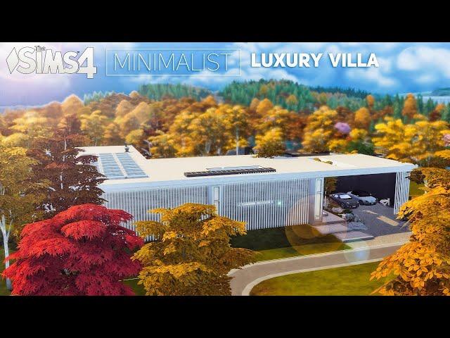 Minimalist Luxury Villa • Wellness & Harmony  (No CC) the Sims 4 | Stop Motion