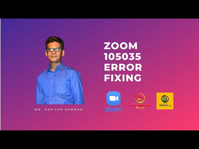 How to Fixed Zoom 105035 Error Code ~ Zoom Screen Sharing Problem Solutions