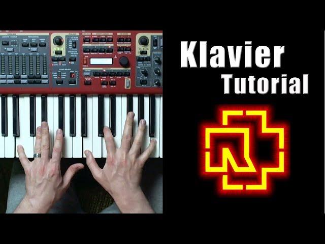 Rammstein Klavier  - Tutorial Piano | Разбор на пианино | Уроки фортепиано