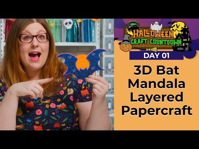 HCC DAY 1  Layered Halloween Mandala Papercraft