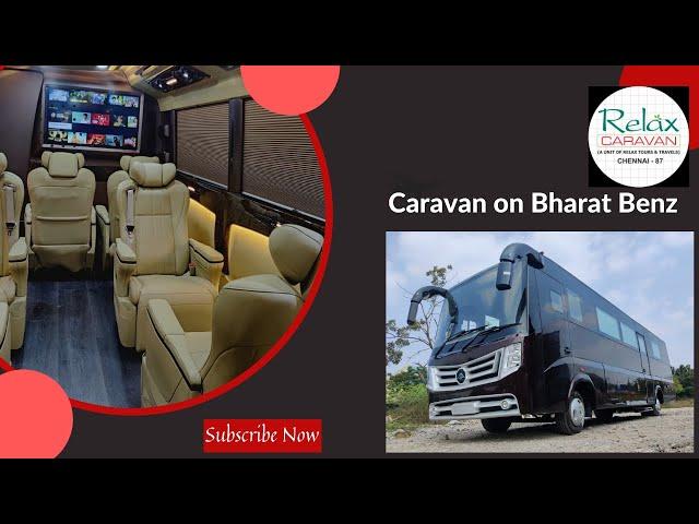 Luxury Caravan on Bharat Benz Chassis. .Relax Caravan +91-80560-76778. www.relaxcaravan.com