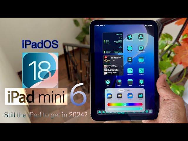 iPadOS 18 on iPad mini 6th generation