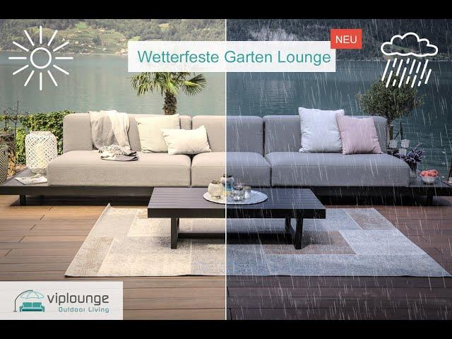 Wetterfeste Gartenlounge, die Neuheit im Garten. Der Viplounge Gründer erzählt die Entwicklung.