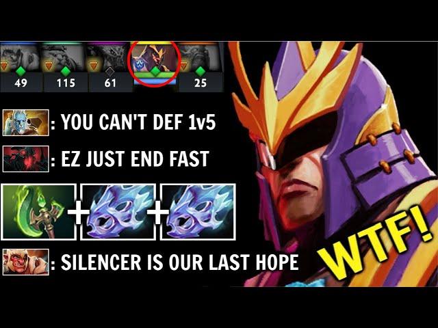 Unreal 1v5 Solo Throne Def RAMPAGE Silencer Parasma 2x Moon Shard Epic WTF Comeback Dota 2