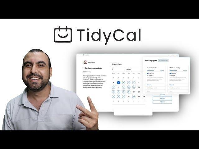 Your calendar app for scheduling and booking meetings TidyCal