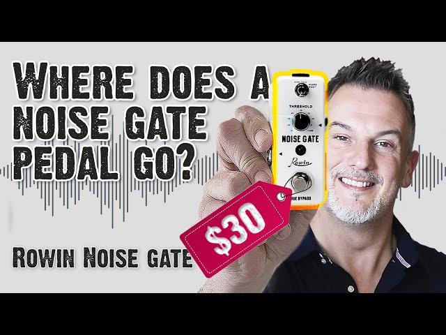 So...What does a noise gate pedal do? | Rowin noise gate